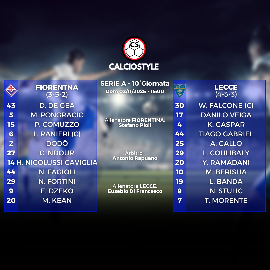 Fiorentina-Lecce