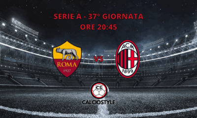 Roma-Milan, la diretta dall’Olimpico