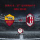 Roma-Milan, la diretta dall’Olimpico