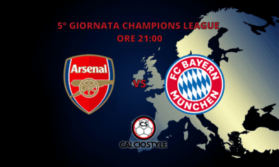 Arsenal vs Bayern Monaco