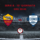 Roma-Como, il posticipo della 15esima giornata di Serie A