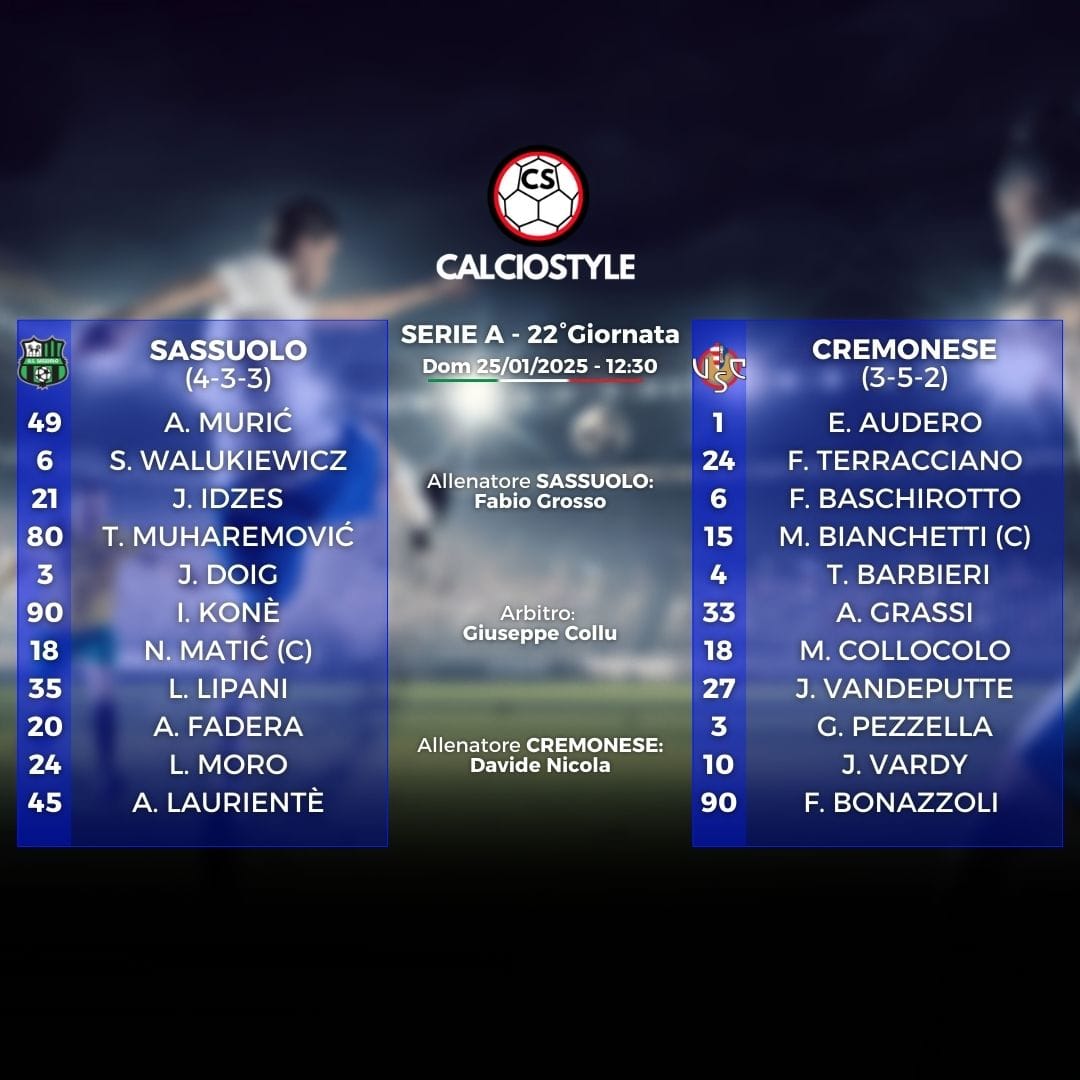 Sassuolo-Cremonese